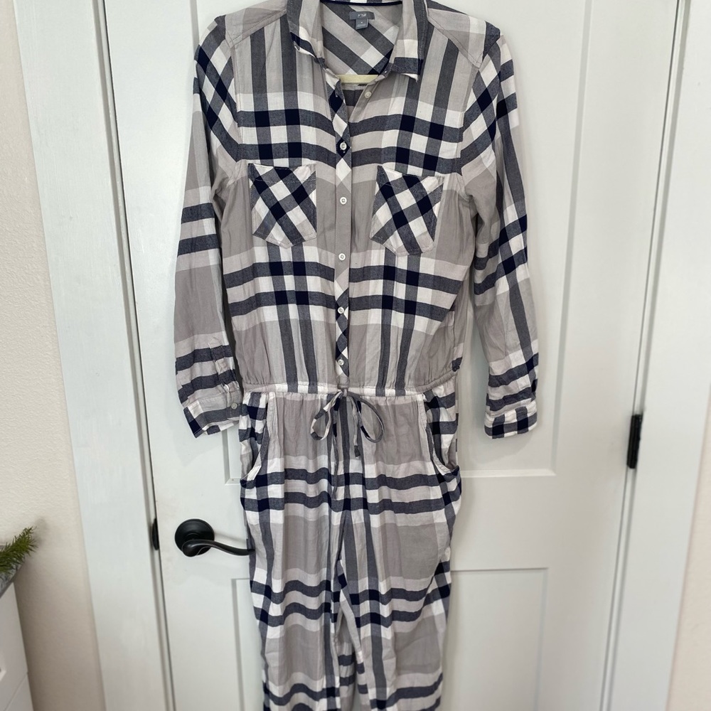 Plaid Jumpsuit - Picture 2 of 3